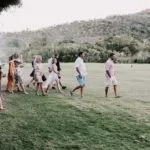 Jungle Echo Event people walking on grass