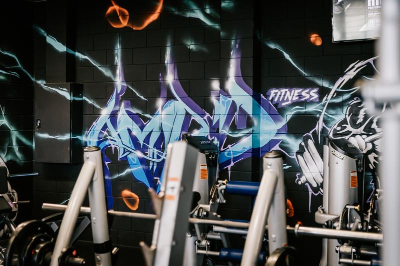 graffiti at gym