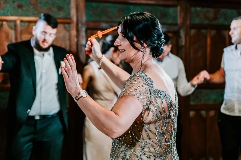 guest celebrates in dance
