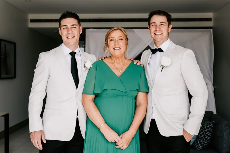 Groom & Groomsmen & Mother