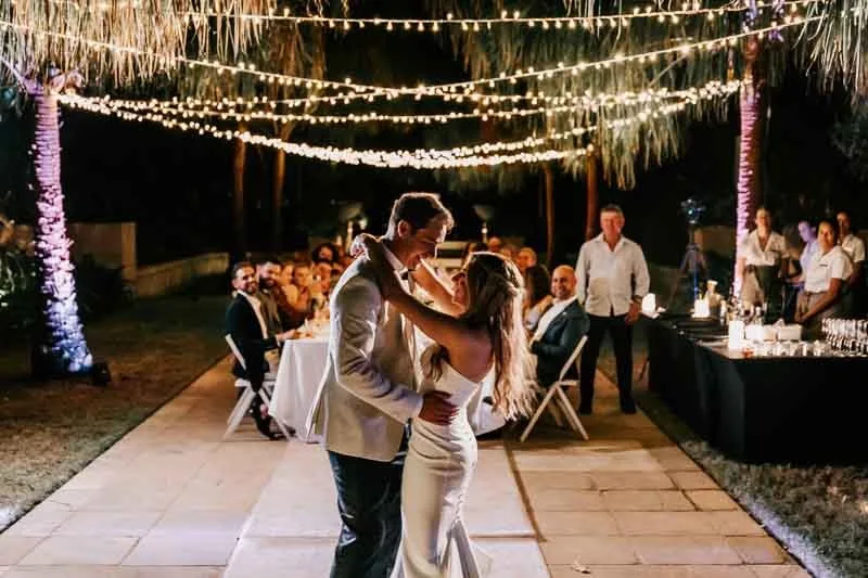 Bride & Groom dance at reception