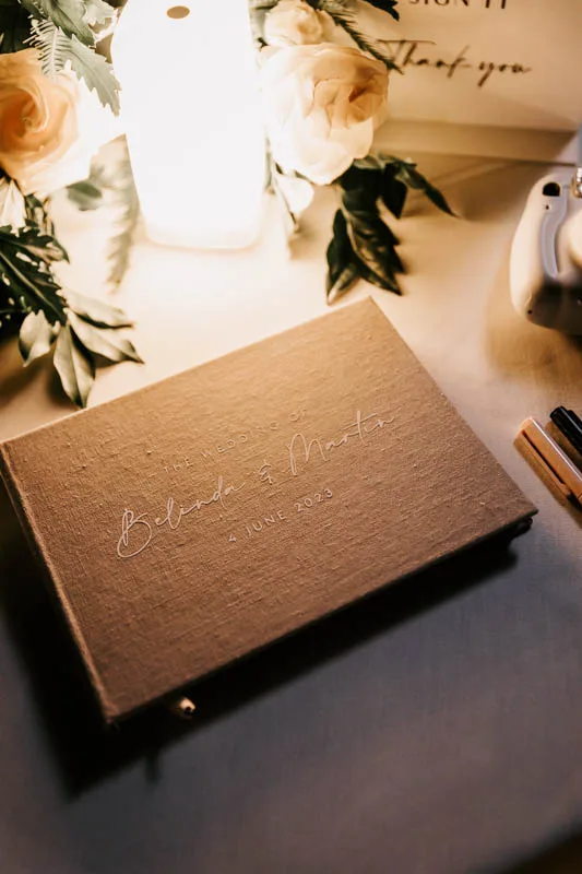 Bride & Groom guest book