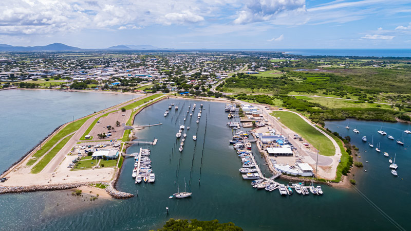 Th3rd-Dimension-Media---Bowen-Harbour-Aerials-24 Drone footage capture for Bowen videography and aerial media services
