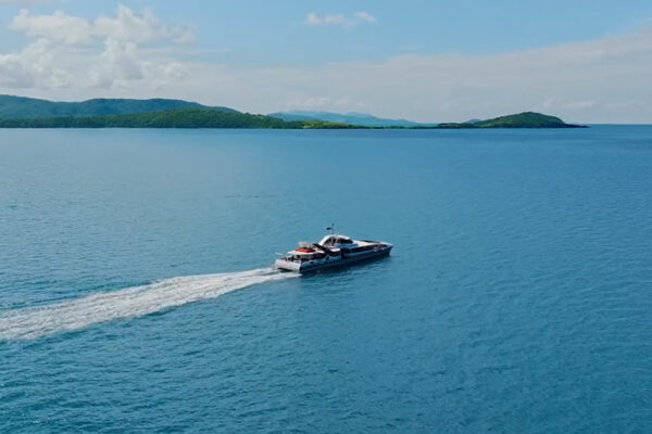 Whitsundays boat tour photography and drone filming of Super Flyer by Th3rd Dimension Media