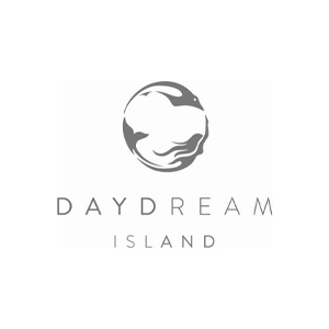 daydream island resort logo greyscale
