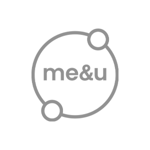meandu hospitality app logo greyscale