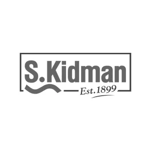 s.kidman est.1899 logo greyscale