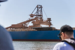 22-11-23 Mining Day – Full Gallery TDM LR-168 Professional videography at industrial cargo shipping port scene