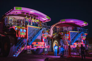 22-11-23 Mining Day – Full Gallery TDM LR-359 Professional videography showcasing illuminated mining trucks