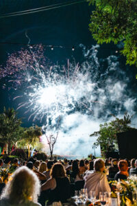 Ag Day 21-11-23 TDM LR-110 Professional videography captures outdoor celebration fireworks display