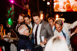 Professional videography capturing lively event celebration