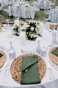 Professional videography and photography for elegant table setups