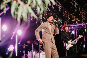 Full Gallery Ag Day 24-LR-302 Professional videography captures band performing under lights