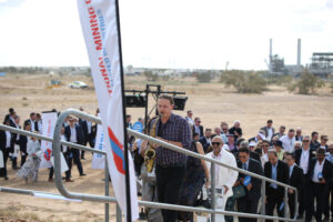 Full Gallery NMD 24 LR-57 Professional videography at mining event with saxophone player