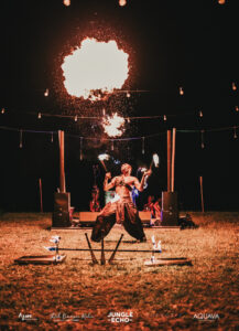 Jungle Echo – Low Res Export-128 Professional videography capturing a mesmerizing fire performance
