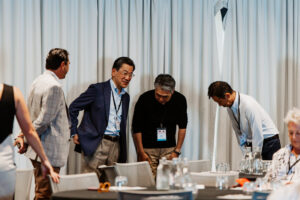 Professional videography photography and drone footage at a meeting