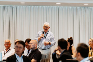 Professional videography photography and drone footage at a seminar