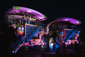 Mining Day 22-11-23 TDM LR-141 Professional videography photography and drone footage at night event