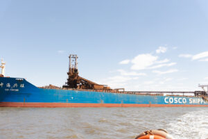 Mining Day 22-11-23 TDM LR-84 Professional videography photography and drone footage of cargo ship