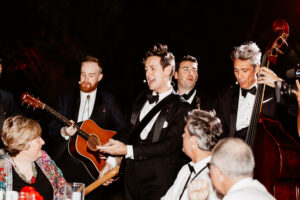 Professional videography capturing a lively band performance