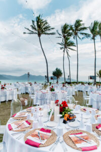 Professional videography photography and drone footage of beach event