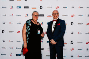 Professional videography and photography at a formal event