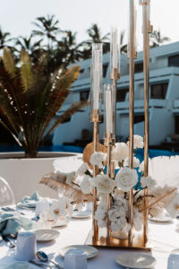 Product styling photography – luxury perfume bottles on display