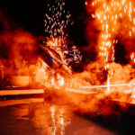 Event photography – pyrotechnics at night event