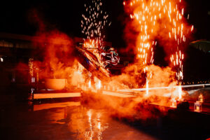 Event photography – pyrotechnics at night event