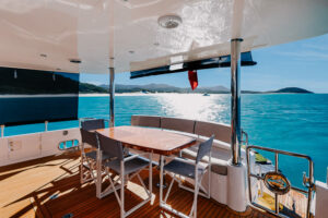 luxury Boat back Deck