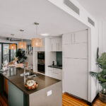 Interior kitchen photography – contemporary open-plan kitchen