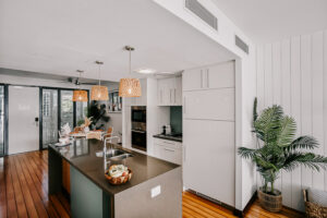 Interior kitchen photography – contemporary open-plan kitchen