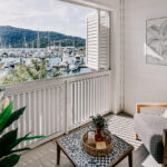 Balcony and view photography – modern apartment with sea views