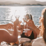Food photography – seafood platter with lobster and prawns