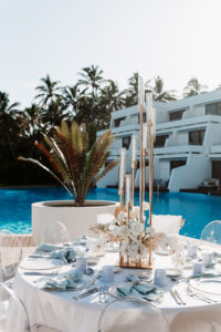 Welcome Dinner 22-Full Gallery-TDM LR-1 Professional videography poolside event setup with elegant decor