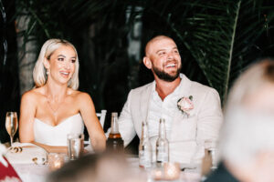 Professional videography photography and drone footage at a wedding