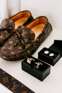 Professional videography luxury loafers and fashion accessories