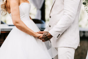 Professional videography capturing romantic wedding moments