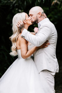 Professional videography photography and drone footage wedding couple