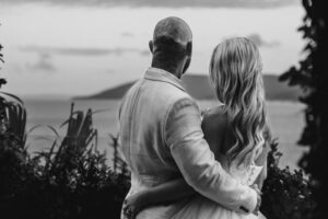 Professional videography photography and drone footage of a couple