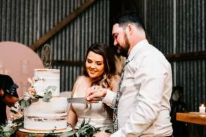 Professional videography photography and drone footage at wedding