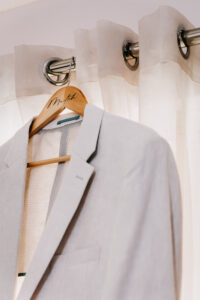 Professional videography photography and drone footage blazer hanger