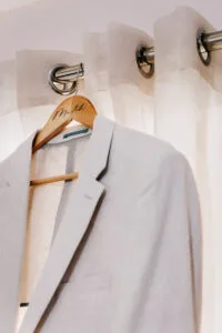 Professional videography photography and drone footage blazer hanger