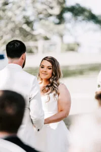 Professional videography and photography captures wedding vows