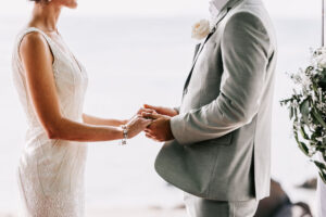 Professional videography photography and drone footage wedding scene