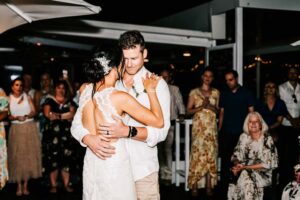 Professional videography wedding couple first dance reception