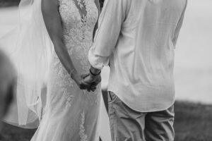 Professional videography photography and drone footage of wedding ceremony