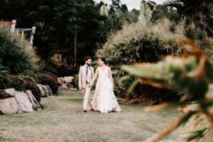 Professional videography, photography, drone footage wedding scene