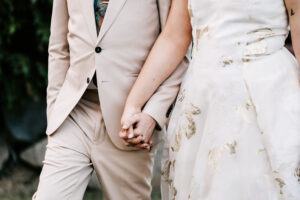 Professional videography photography and drone footage wedding couple