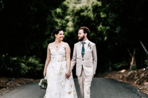 Professional videography photography and drone footage couple walking